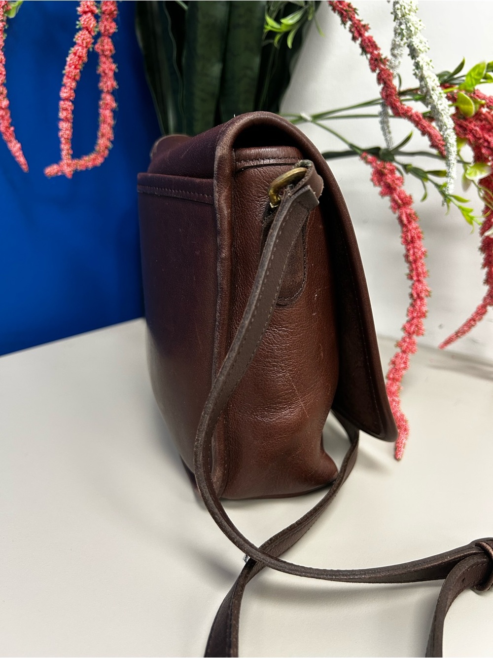 9076 VTG COACH Companion bag - British Tan USA Made - Picture 3 of 7
